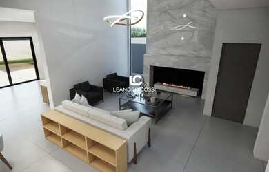 Imagem 4: Casa e venda com 4 suítes e piscina e vista para o lago no Condomínio Fazenda Palmeiras Im