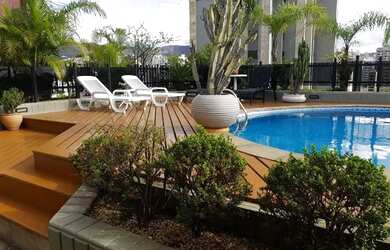 Imagem: O apartamento na cobertura possui 4 Dormitórios, 5 Banheiros