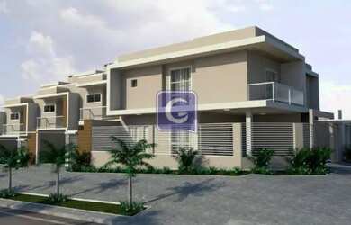 Imagem: A casa possui 3 Dormitórios, 3 Banheiros, 2 Vagas na garagem