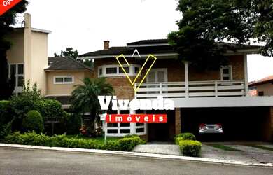 Imagem: A casa em condomínio possui 4 Dormitórios, 5 Banheiros, 4