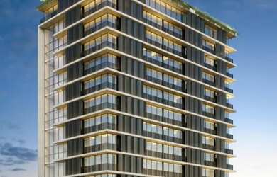 Imagem: O apartamento possui 2 Dormitórios, 1 Banheiro, 1 Vaga na garagem