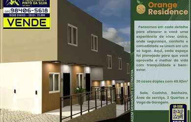 Imagem: A casa possui 2 Dormitórios, 1 Banheiro, 1 Vaga na garagem