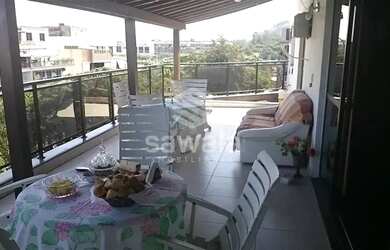 Imagem: O apartamento na cobertura possui 3 Dormitórios, 5 Banheiros