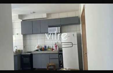 Imagem: O apartamento possui 2 Dormitórios, 1 Banheiro, 1 Vaga na garagem