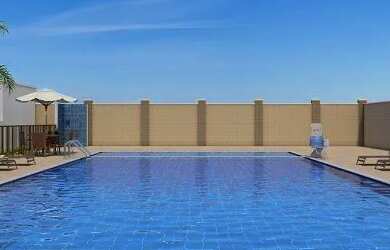 Imagem: O apartamento possui 2 Dormitórios, 1 Banheiro, 1 Vaga na garagem