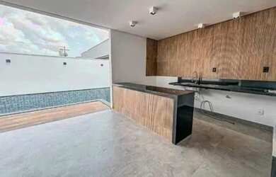 Imagem 15: Casa Terrea no Morada dos Passaros 3 Suites 275m² Área Gourmet com churrasqueira e piscin