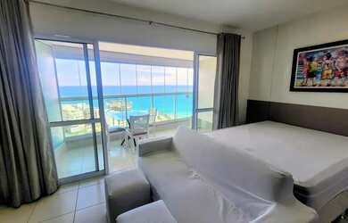 Imagem 13: Aluguel apartamento tipo studio, 47m², VISTA TOTAL MAR, quarto/sala -...