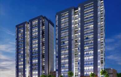 Imagem: O apartamento possui 2 Dormitórios, 1 Banheiro, 1 Vaga na garagem