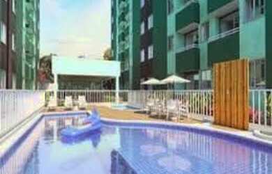 Imagem: O apartamento possui 2 Dormitórios, 1 Banheiro, 1 Vaga na garagem