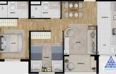 Imagem 4: Apartamento 49m² Jardim São Paulo Venda R$ 535.000,00