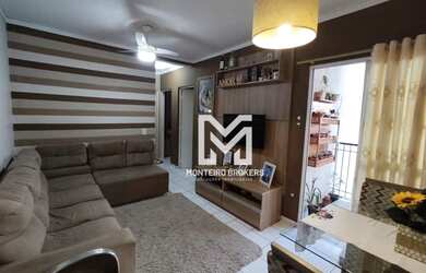 Imagem: O apartamento possui 2 Dormitórios, 1 Banheiro, 1 Vaga na garagem