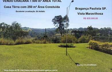 Imagem: A chácara possui 250m² de Área, Imóvel novo e está localizado