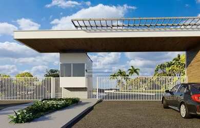 Imagem: A casa em condomínio possui 4 Dormitórios, 4 Banheiros, 2