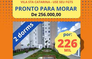 Imagem: O apartamento possui 2 Dormitórios, 1 Banheiro, 34m² de Área