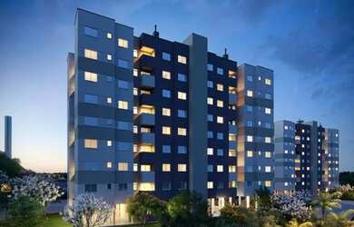 Imagem: O apartamento possui 2 Dormitórios, 1 Banheiro, 1 Vaga na garagem