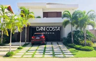 Imagem: A casa em condomínio possui 5 Dormitórios, 5 Banheiros, 4