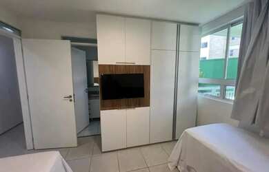 Imagem 8: Apartamento térreo, pé na areia, 03 suítes, sala com varanda, cozinha planejada, área laze