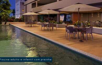 Imagem: O apartamento possui 2 Dormitórios, 1 Banheiro, 1 Vaga na garagem