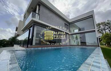 Imagem 1: Casa a venda ou Locação em Alphaville Litoral Norte 1 com 4/4 e 3 suítes, espetacular!