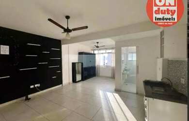 Imagem: O studio possui 1 Dormitório, 1 Banheiro, 1 Vaga na garagem