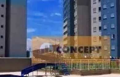 Imagem: O apartamento possui 2 Dormitórios, 1 Banheiro, 1 Vaga na garagem