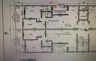 Imagem: O apartamento possui 2 Dormitórios, 1 Banheiro, 1 Vaga na garagem