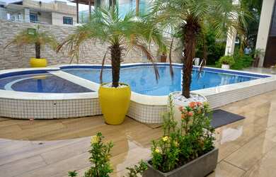 Imagem: A casa em condomínio possui 5 Dormitórios, 5 Banheiros, 2