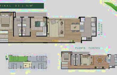 Imagem 9: Apartamento à venda, 71 m² por R$ 730.000,00 - Água Verde - Curitiba/PR