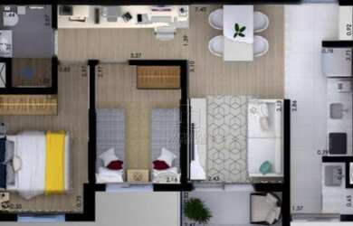 Imagem 3: Apartamento com 2 dormitórios à venda, 48 m² por R$ 299.820,00 - Vila...
