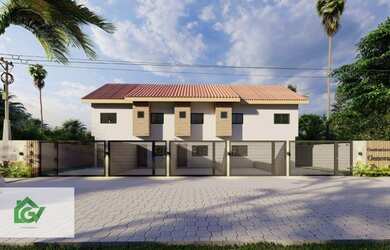 Imagem: A casa possui 2 Dormitórios, 3 Banheiros, 2 Vagas na garagem