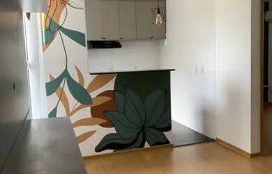 Imagem: O apartamento possui 2 Dormitórios, 1 Banheiro, 1 Vaga na garagem