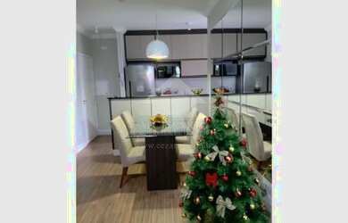 Imagem: O apartamento possui 2 Dormitórios, 1 Banheiro, 1 Vaga na garagem