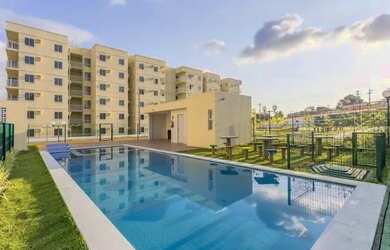 Imagem: O apartamento possui 2 Dormitórios, 1 Banheiro e 1 Vaga na