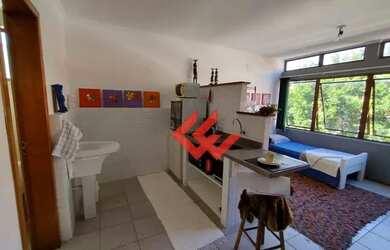 Imagem: O apartamento possui 1 Dormitório, 1 Banheiro, 30m² de Área