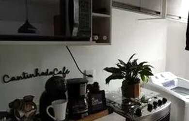 Imagem: O apartamento possui 2 Dormitórios, 1 Banheiro, 1 Vaga na garagem