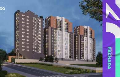 Imagem: O apartamento possui 2 Dormitórios, 2 Banheiros, 1 Vaga na