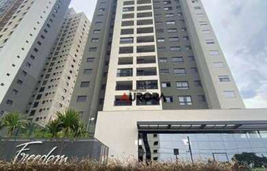 Imagem: O apartamento possui 1 Dormitório, 2 Banheiros, 1 Vaga na garagem