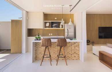 Imagem: A casa em condomínio possui 4 Dormitórios, 5 Banheiros, 5