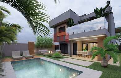 Imagem 1: Casa Sobrado. Piscina, Churrasqueira, Ar-condicionadoeGuarda roupa