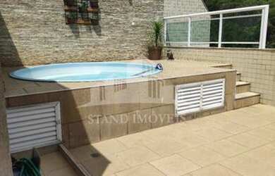 Imagem: O apartamento na cobertura possui 3 Dormitórios, 3 Banheiros