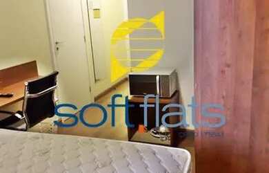 Imagem: O studio possui 1 Dormitório, 1 Banheiro, 1 Vaga na garagem