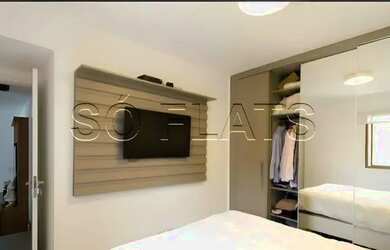 Imagem 6: Flat Paulista Wall Street disponível para locação com 48m², 1 dormitório e 1 vaga nos Jard