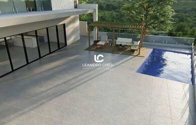 Imagem 1: Casa e venda com 4 suítes e piscina e vista para o lago no Condomínio Fazenda Palmeiras Im