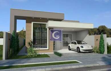 Imagem: A casa possui 3 Dormitórios, 3 Banheiros, 2 Vagas na garagem