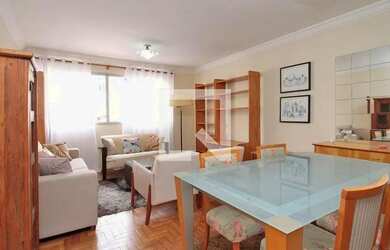 Imagem: O apartamento possui 1 Dormitório, 1 Banheiro, 1 Vaga na garagem