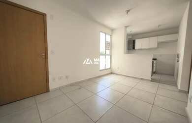 Imagem: O apartamento possui 2 Dormitórios, 1 Banheiro, 1 Vaga na garagem