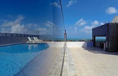 Imagem: O apartamento possui 1 Dormitório, Acomodam 4 pessoas, 1 Vaga