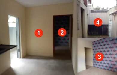 Imagem: A casa possui 2 Dormitórios, 1 Banheiro, 1 Vaga na garagem