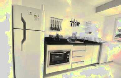 Imagem: O apartamento possui 1 Dormitório, 1 Banheiro, 38m² de Área