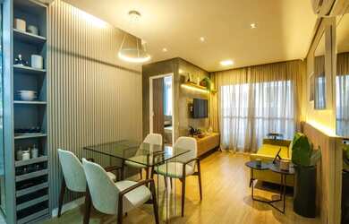 Imagem: O apartamento possui 2 Dormitórios, 2 Banheiros, 1 Vaga na